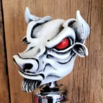 El Toro White Bull Shift Knob with Red Eyes