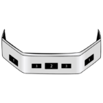 Freightliner Conventional Century Class Set Back Axle Bumper 1996-2004