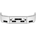 Freightliner FLD 120, FLD 112 Set Back Axle Bumper 1989 & Newer