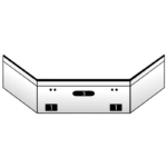 Freightliner Set Back Axle Bumper 1986 & Newer FLC120