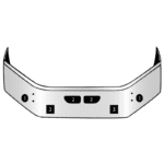 Kenworth T660 Bumper Light, Step and Tow Holes