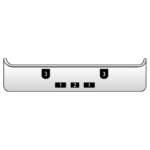 Mack CH Set Forward Axle Bumper 1994 – 2004