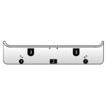 Mack CHN Set Forward Axle Bumper 2005 – 2007