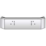 Mack RD & CU Set Back Axle Bumper