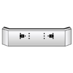 Mack RD/DM Set Back Axle Bumper