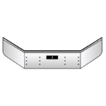 Mack Set Back Axle Bumper Granite 2007 & Newer CT713