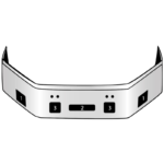 Peterbilt 387 Set Back Axle Bumper 1999 to 2001