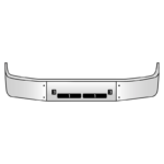 Volvo White Set Back Axle Bumper Model VNM 610 & 660