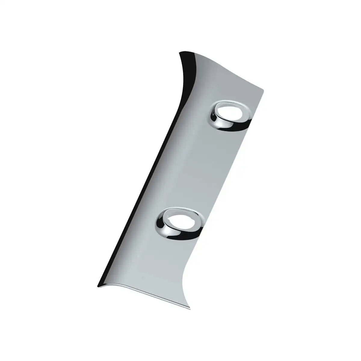 Chrome Plastic Interior Window Post Cover For 2006-2024 Kenworth W900 - Driver - Image 1