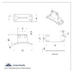Stainless Lower Exhaust Bracket For Peterbilt 359/379 - Image 3