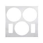 Stainless Steel Volvo A/C Control Trim