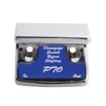 "PTO" Switch Guard With Blue Sticker
