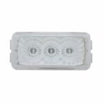 3 LED Reflector Light (Clearance/Marker) - Red LED/Clear Lens