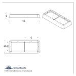 Chrome Plastic Rectangular Dual 4" X 6" Headlight Bezel - Image 3