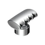 Thread-On T-Shape Gearshift Knob With Chrome 13/15/18 Speed Adapter - Chrome - Image 5