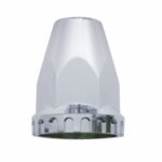 1-1/2" X 2-3/4" Chrome Plastic Original Nut Cover - Push-On (Bulk) - Image 2