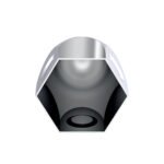1-1/2" X 2" Chrome Steel Bullet Nut Cover - Image 4