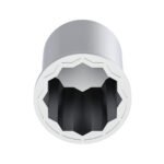 1-1/2" X 3" Chrome Plastic Pointed Nut Covers - Push-On (20-Pack) - Image 4