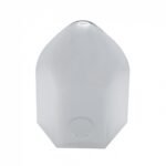 1-1/2" x 2-1/4" Chrome Steel Pointed Nut Covers (10-Pack)