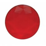 1-3/8" Round Plastic Dome/Map Light Lens - Red