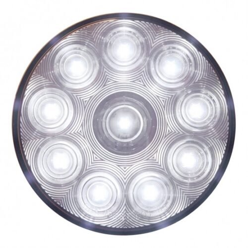 10 LED 4 "Auxiliary/Utility Light - White LED/Clear Lens