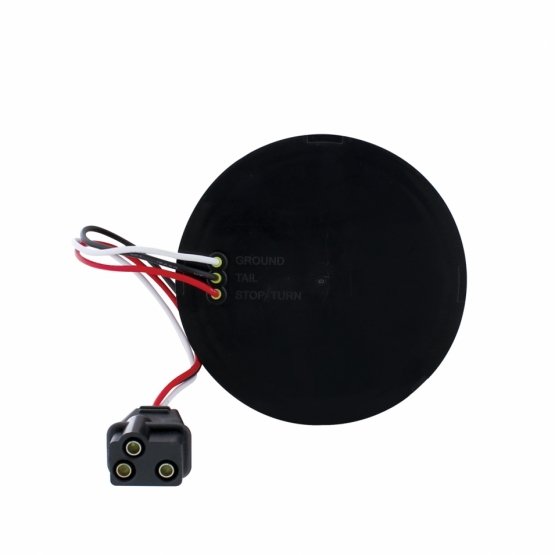 10-LED-4-Round-Light-Stop-Turn-Tail-Red-LEDClear-Lens-Bulk-2 10 LED 4" Round Light (Stop, Turn & Tail) - Red LED/Clear Lens (Bulk) - Image 3