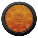10 LED 4" Turn Signal Light Kit - Amber LED/Amber Lens - Image 2