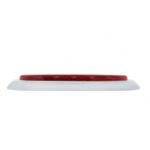 10 LED 6" Oval Light With Bezel (Stop, Turn & Tail) - Red LED/Red Lens - Image 4