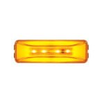 10 LED Rectangular GloLight (Clearance/Marker) - Amber LED/Amber Lens