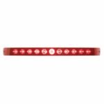 11 LED 17" Light Bar Only (Stop, Turn & Tail) - Red LED/Red Lens (Bulk)