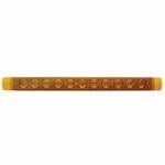 11 LED 17" Turn Signal Light Bar - Amber LED/Amber Lens - Image 2