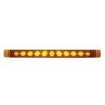 11 LED 17" Turn Signal Light Bar - Amber LED/Amber Lens