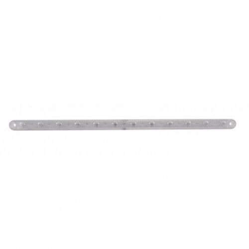 12 LED 12" Ultra Slim Light Bar Only (Turn Signal) - Amber LED/Clear Lens (Bulk)