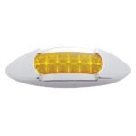 12 LED Maverick Light (Clearance/Marker) With Reflector - Amber LED/Amber Lens - Image 3