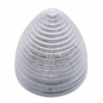 13 LED 2-1/2" Round Beehive Light (Clearance/Marker) - Amber LED/Clear Lens - Image 2