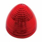13 LED 2-1/2" Round Beehive Light (Clearance/Marker) - Red LED/Red Lens - Image 2