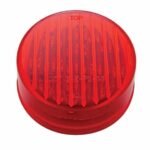 13 LED 2-1/2" Round Light (Clearance/Marker) - Red LED/Red Lens (Bulk) - Image 2