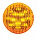 13 LED 2-1/2" Round Light Kit (Clearance/Marker) - Amber LED/Amber Lens - Image 2