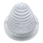 13 LED Beehive Truck-Lite Style Cab Light - Amber LED/Clear Lens