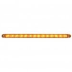 14 LED 12" Sequential Light Bar Only - Amber LED/Amber Lens (Bulk) - Image 2