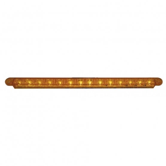 14-LED-12-Sequential-Light-Bar-Only-Amber-LEDAmber-Lens-Bulk-2 14 LED 12" Sequential Light Bar Only - Amber LED/Amber Lens (Bulk) - Image 3