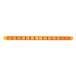 14 LED 12" Turn Signal Light Bar - Amber LED/Amber Lens (Bulk)