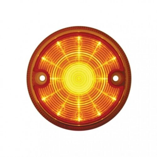 15 LED 3" Series 1 Light Only For Double Face Light Housing - Amber LED/Amber Lens