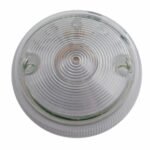 15 LED 3" Single Face Light Only - Red LED/Clear Lens