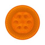 16 LED 4" Round Turbine Light (Turn Signal) - Amber LED/Amber Lens - Image 3