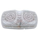 16 LED 4" X 2" Rectangular Light (Clearance/Marker)- Amber LED/Clear Lens - Image 2