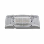 16 LED Reflector Light (Clearance/Marker) With Chrome Bezel - Amber LED/Clear Lens - Image 5