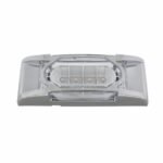 16 LED Reflector Light (Clearance/Marker) With Chrome Bezel - Red LED/Clear Lens - Image 5