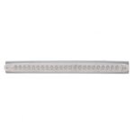 17-5/16" SS Reflector Light Bracket With 23 LED 17-1/4" Reflector Light Bar -Red LED/Clear Lens