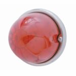 17 LED Dual Function Watermelon Flush Mount Kit - Red LED/Red Lens